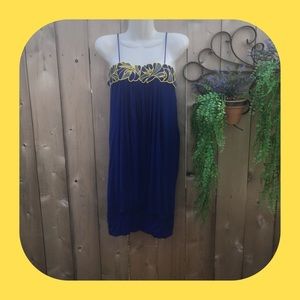 Akiko Bright Blue Dress